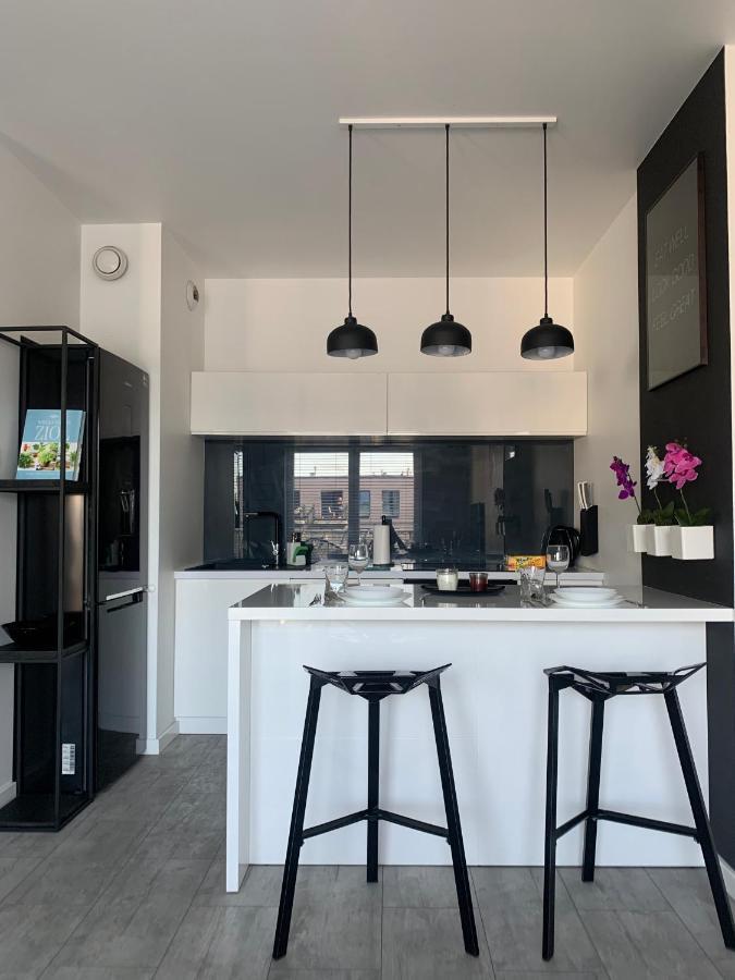 Апартаменты Two-Levels Penthouse With A Garden In The City Center Лодзь Экстерьер фото